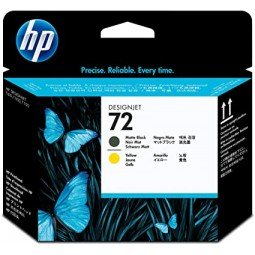 HP 72 Cabezal Negro Mate y...